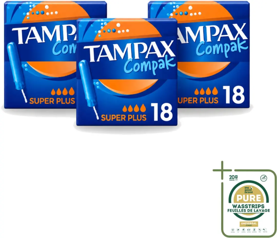 3 x Tampax Compak