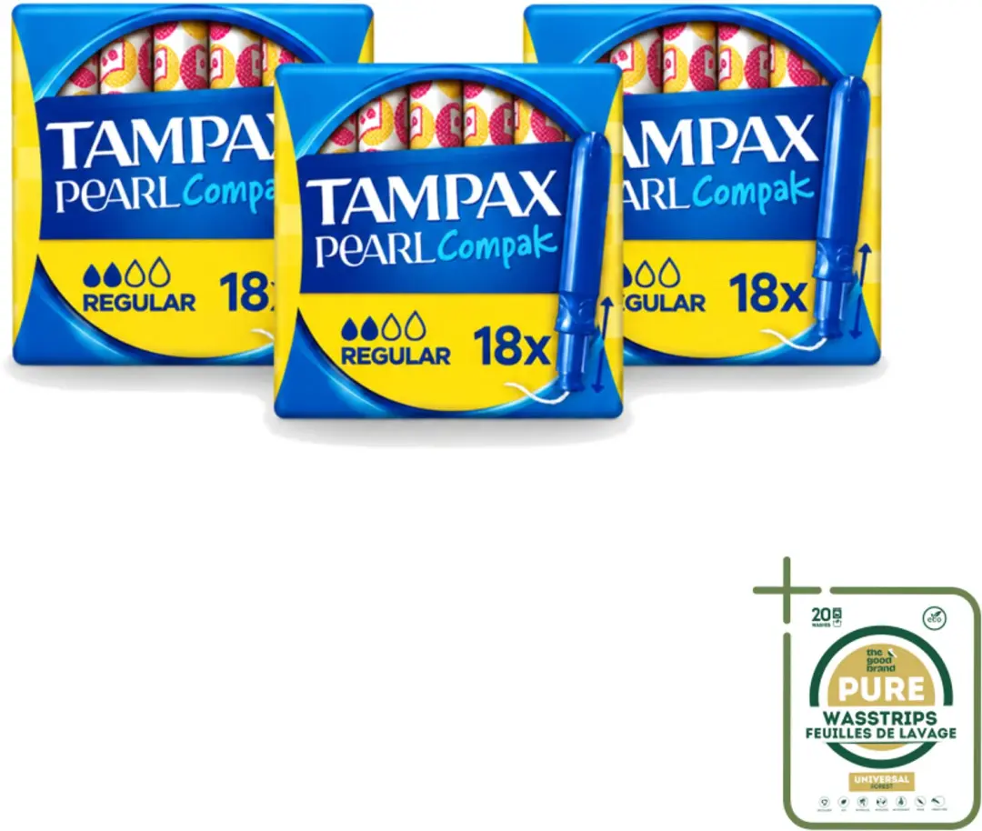 3 x Tampax Pearl Compak