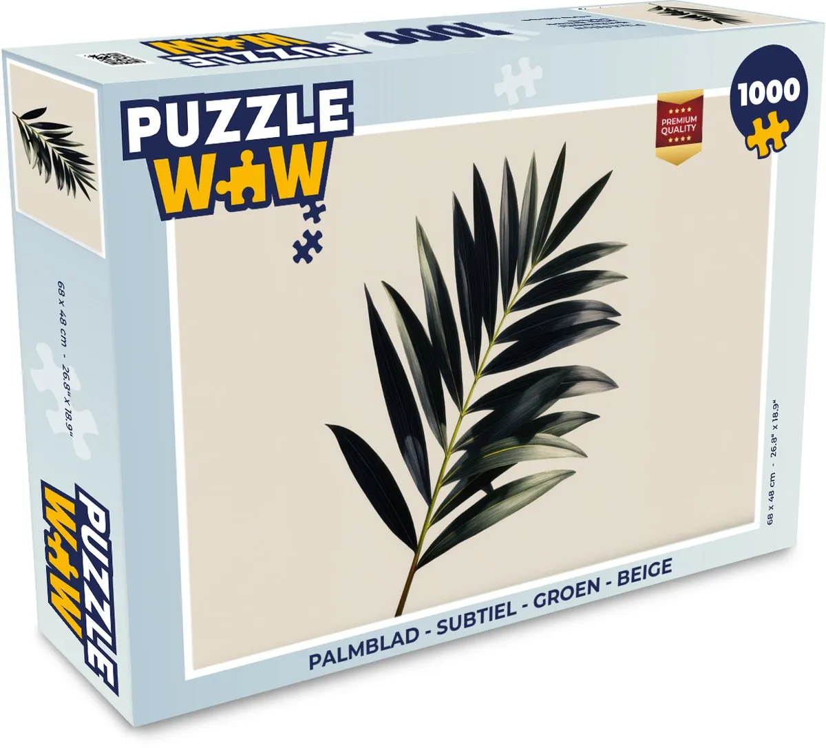 PuzzleWow Palmblad Legpuzzel 1000 Stuks
