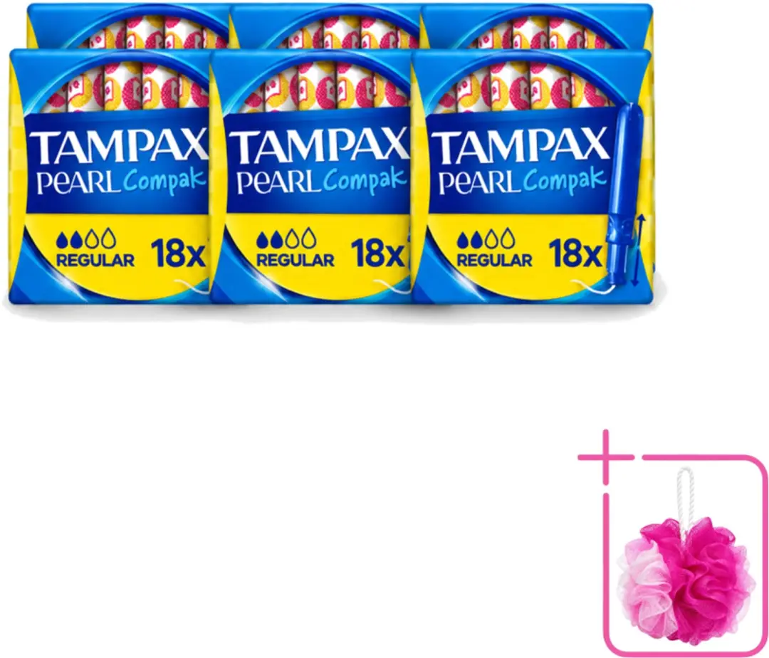 6 x Tampax Pearl Compak