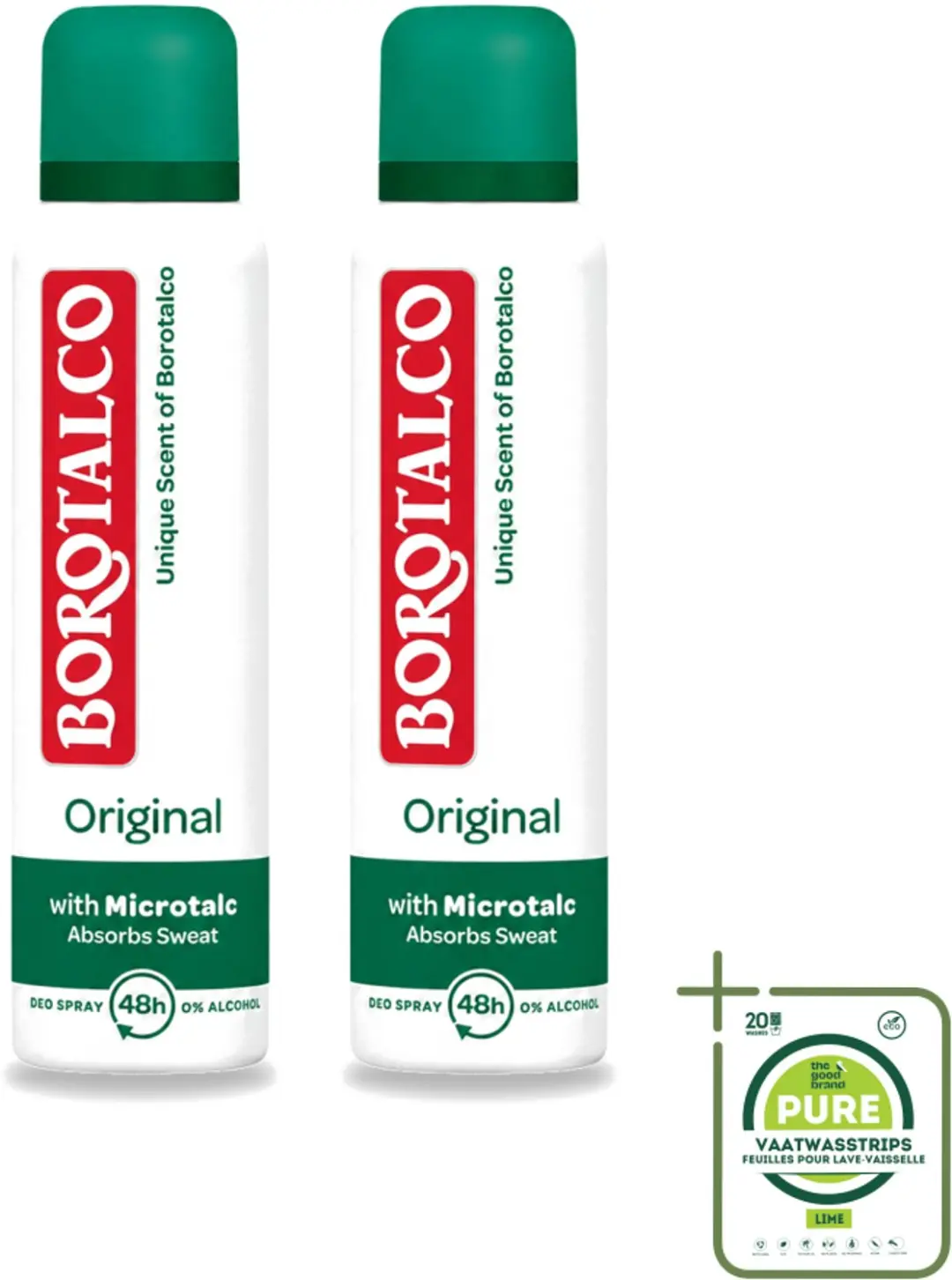2 x Borotalco