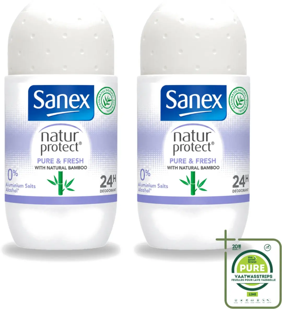 2 x Sanex Natur Protect