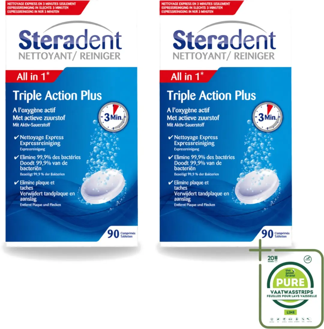 2 x Steradent