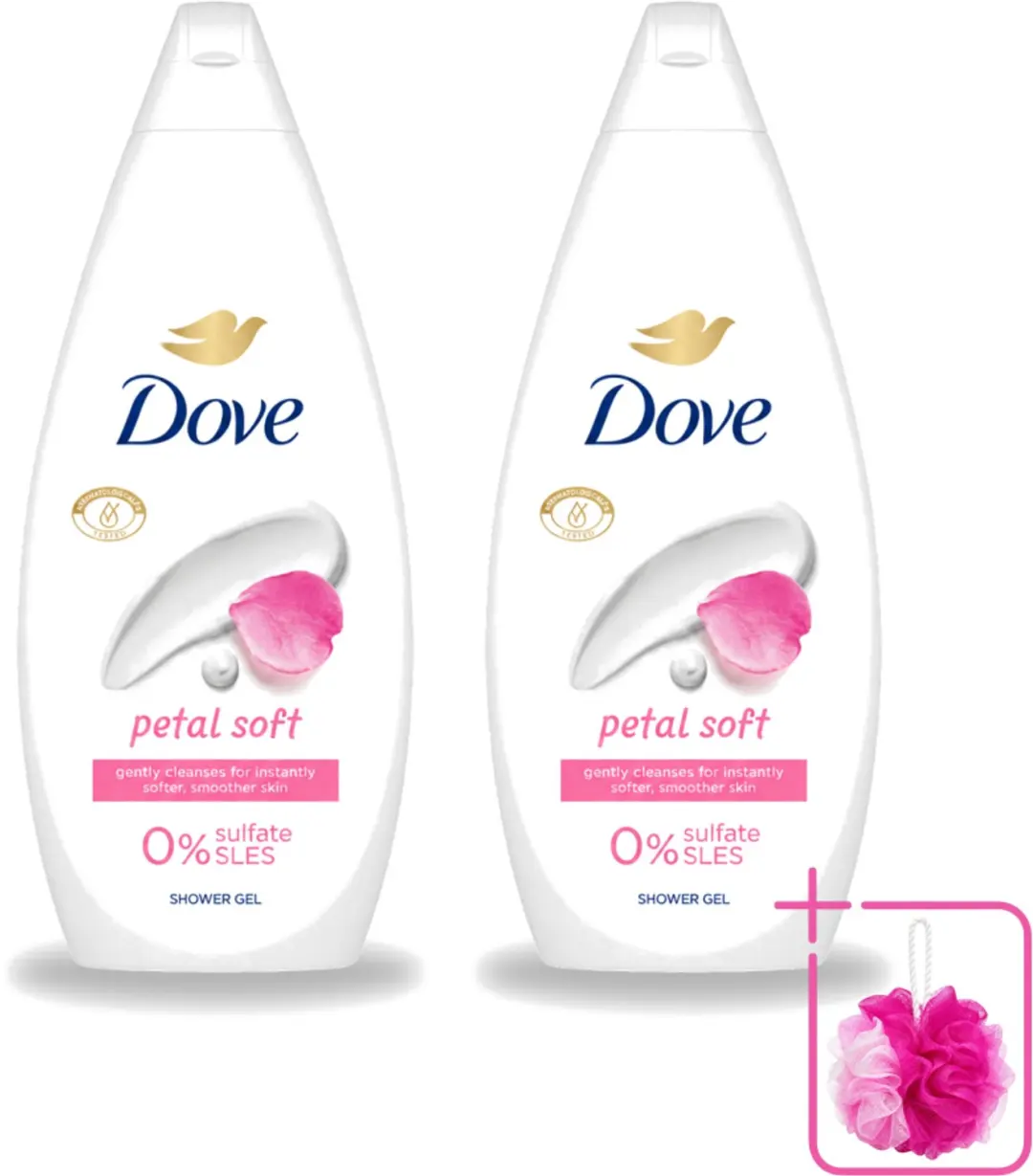 2 x Dove Petal Soft