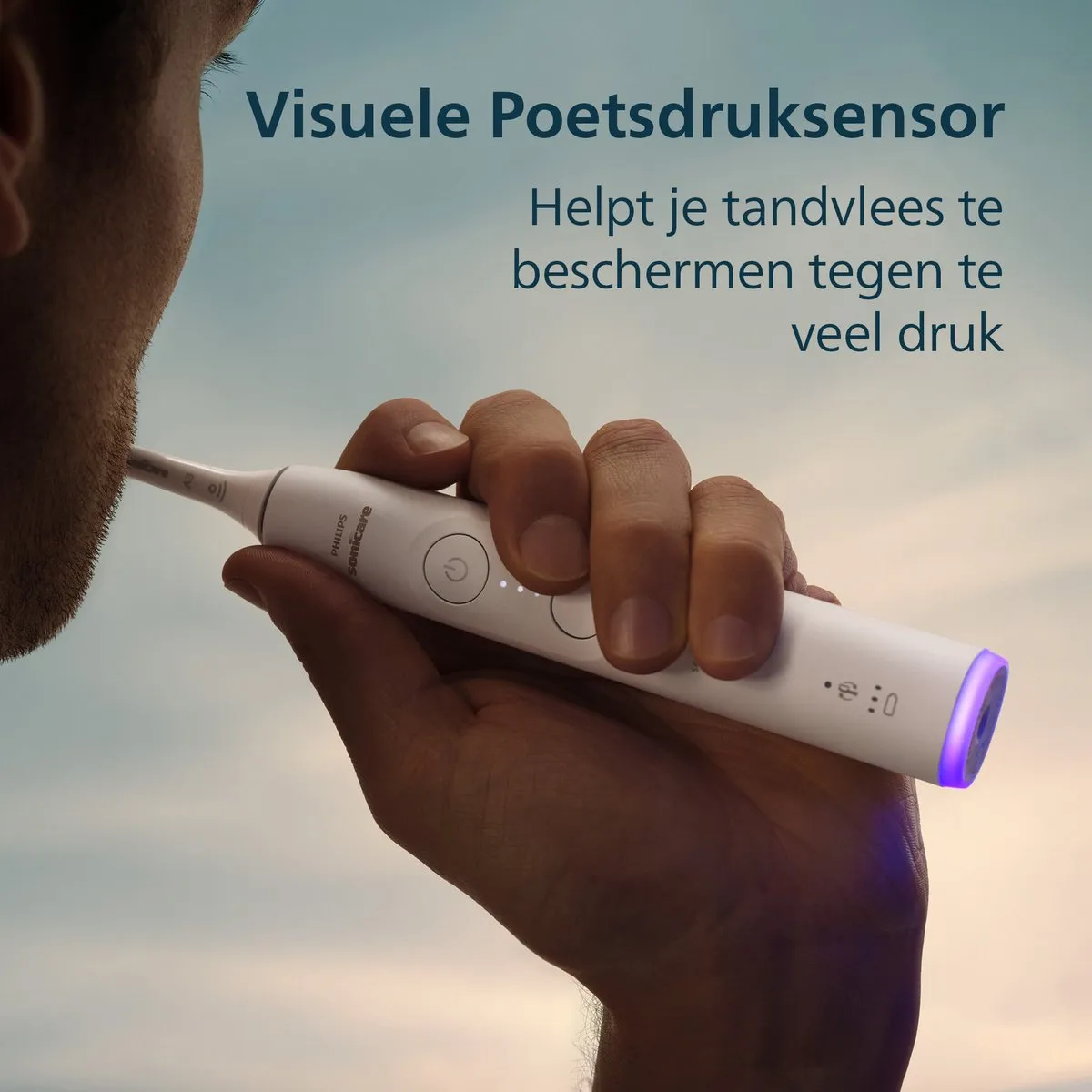 Philips Sonicare 7100 Series - Elektrische Tandenborstel - Wit - Extra Premium Gum Opzetborstel - Reisetui - Gezonder tandvlees - HX7420/02