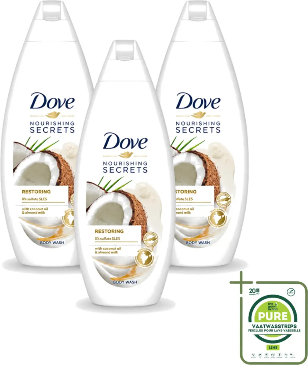 3 x Dove Nourishing Secrets