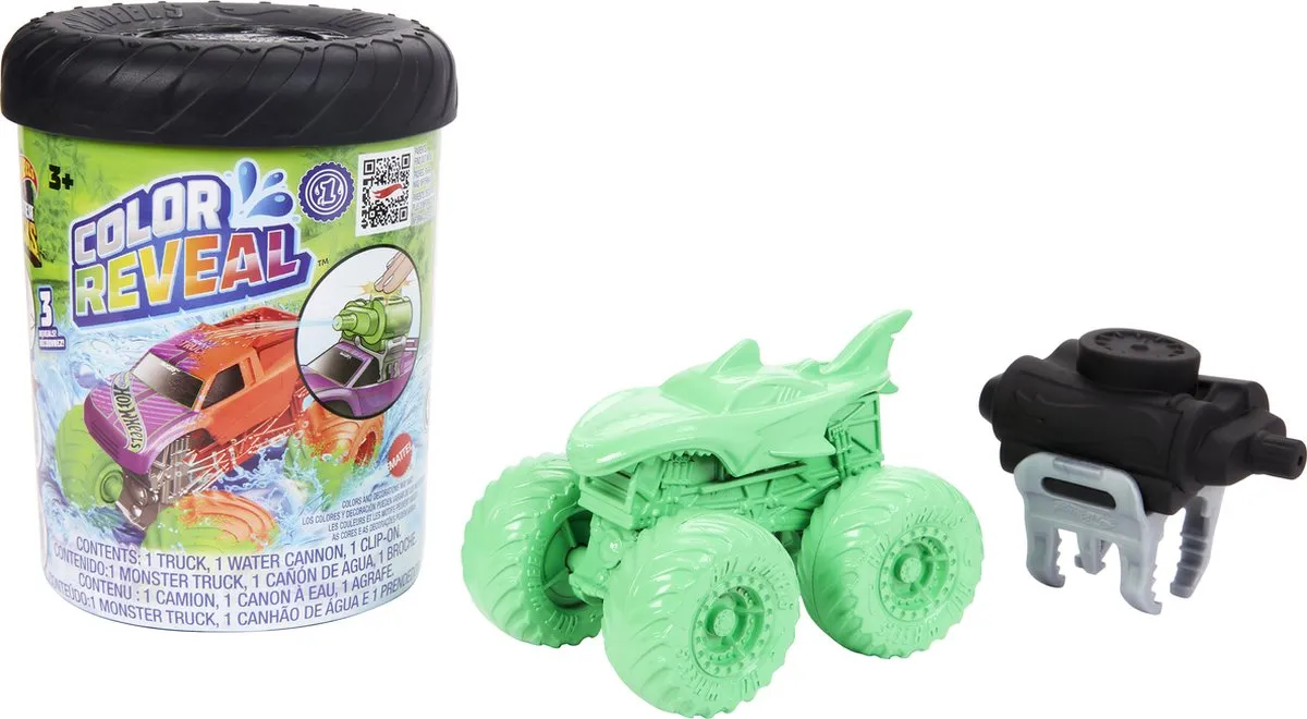 Hot Wheels Monstertrucks Color Reveal HJF39