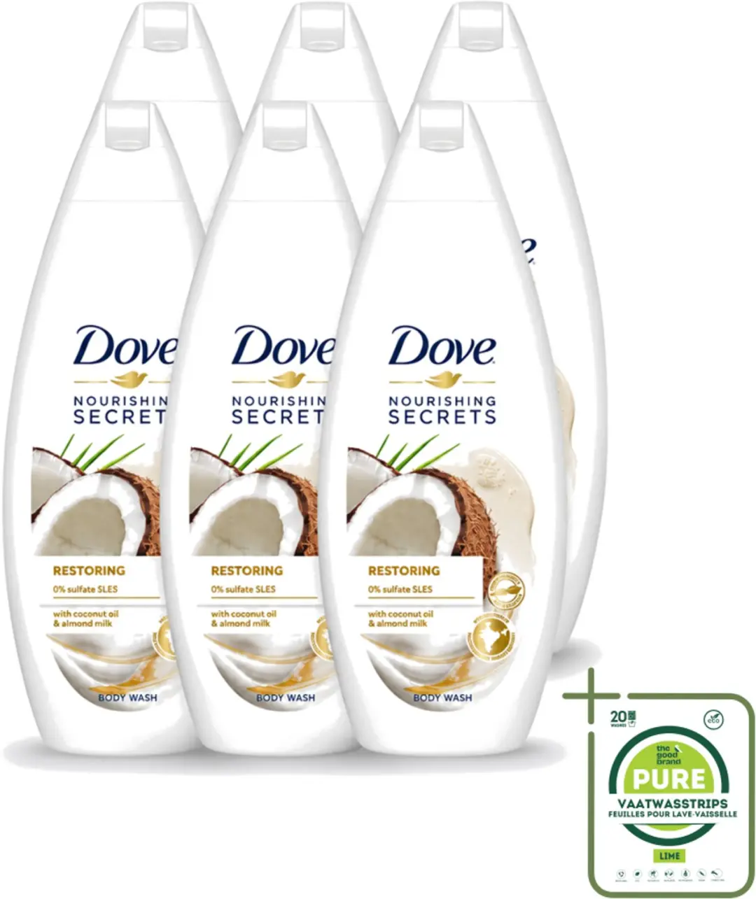 6 x Dove Nourishing Secrets