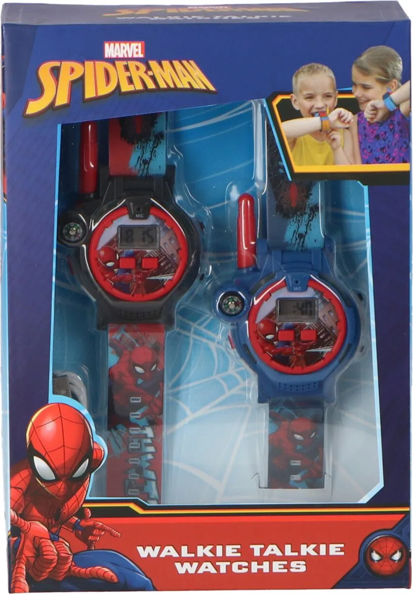 Spider-Man Walkie Talkie Horloge - Multi Colour