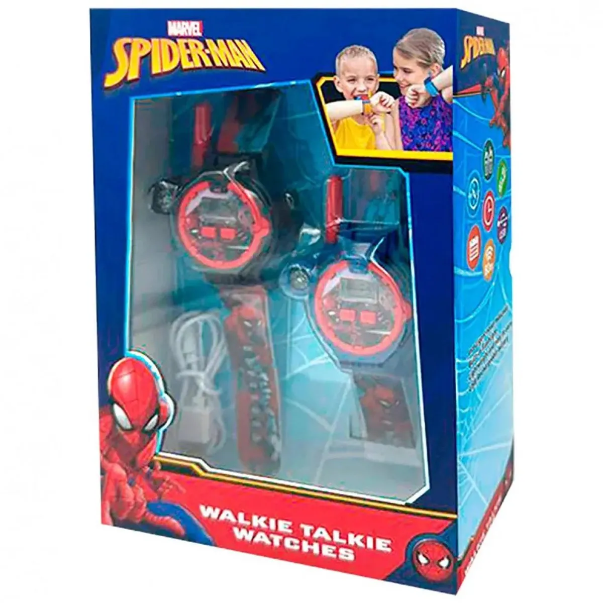 Spider-Man Walkie Talkie Horloge - Multi Colour