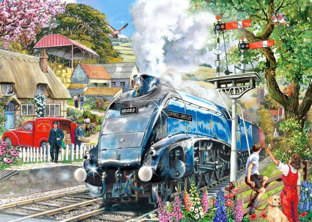 House Of Puzzles Knight Train Legpuzzel 500 Stuks Multicolor HP0648