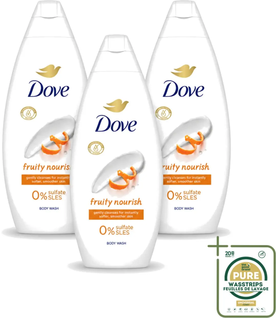 3 x Dove Fruity Nourish