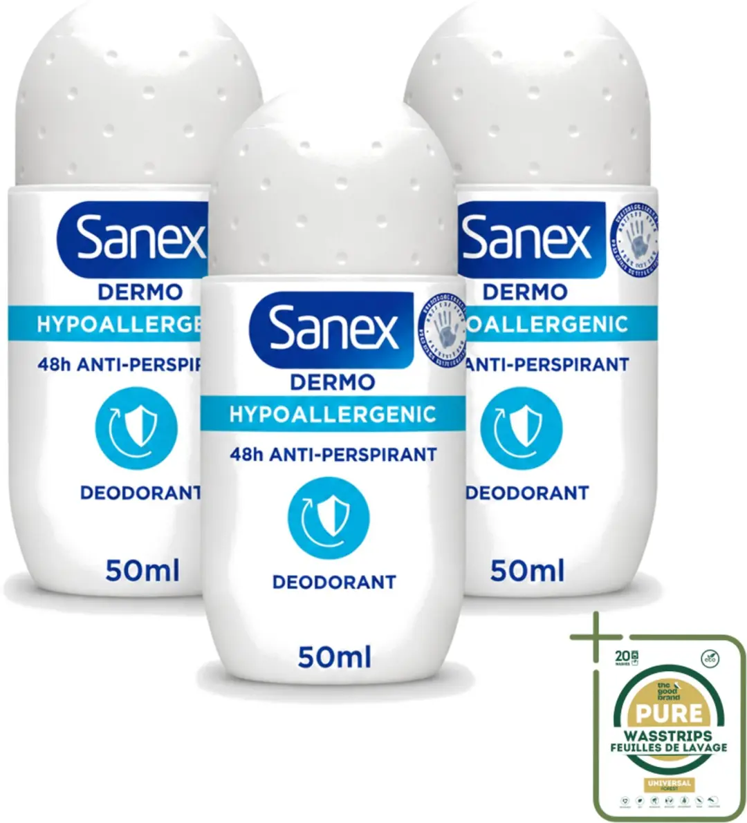 3 x Sanex Dermo