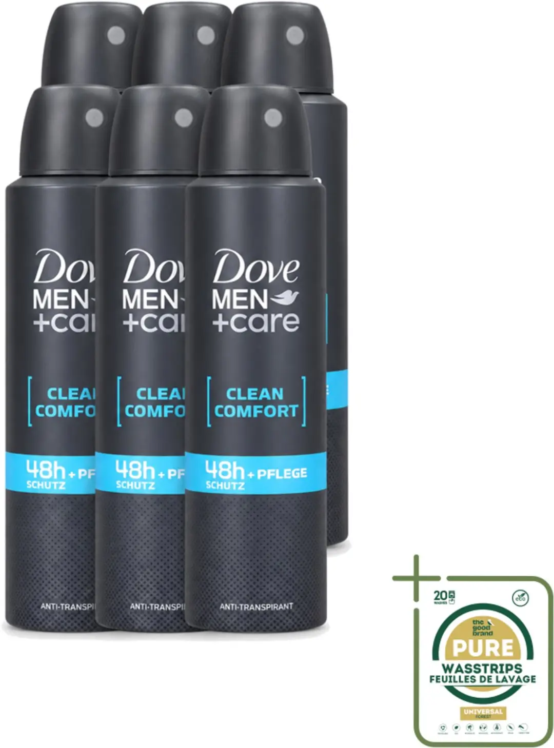 6 x Dove Men+Care