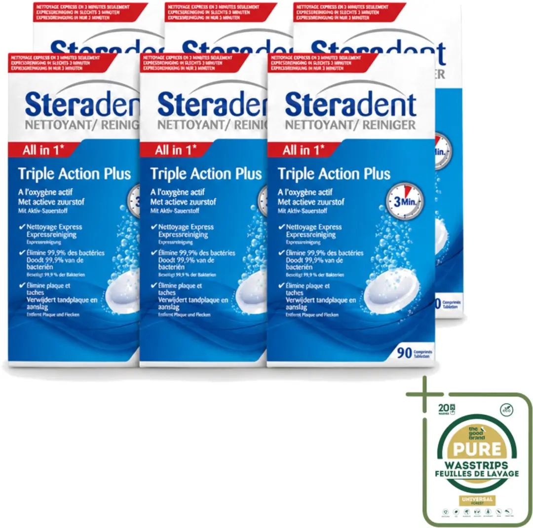 6 x Steradent