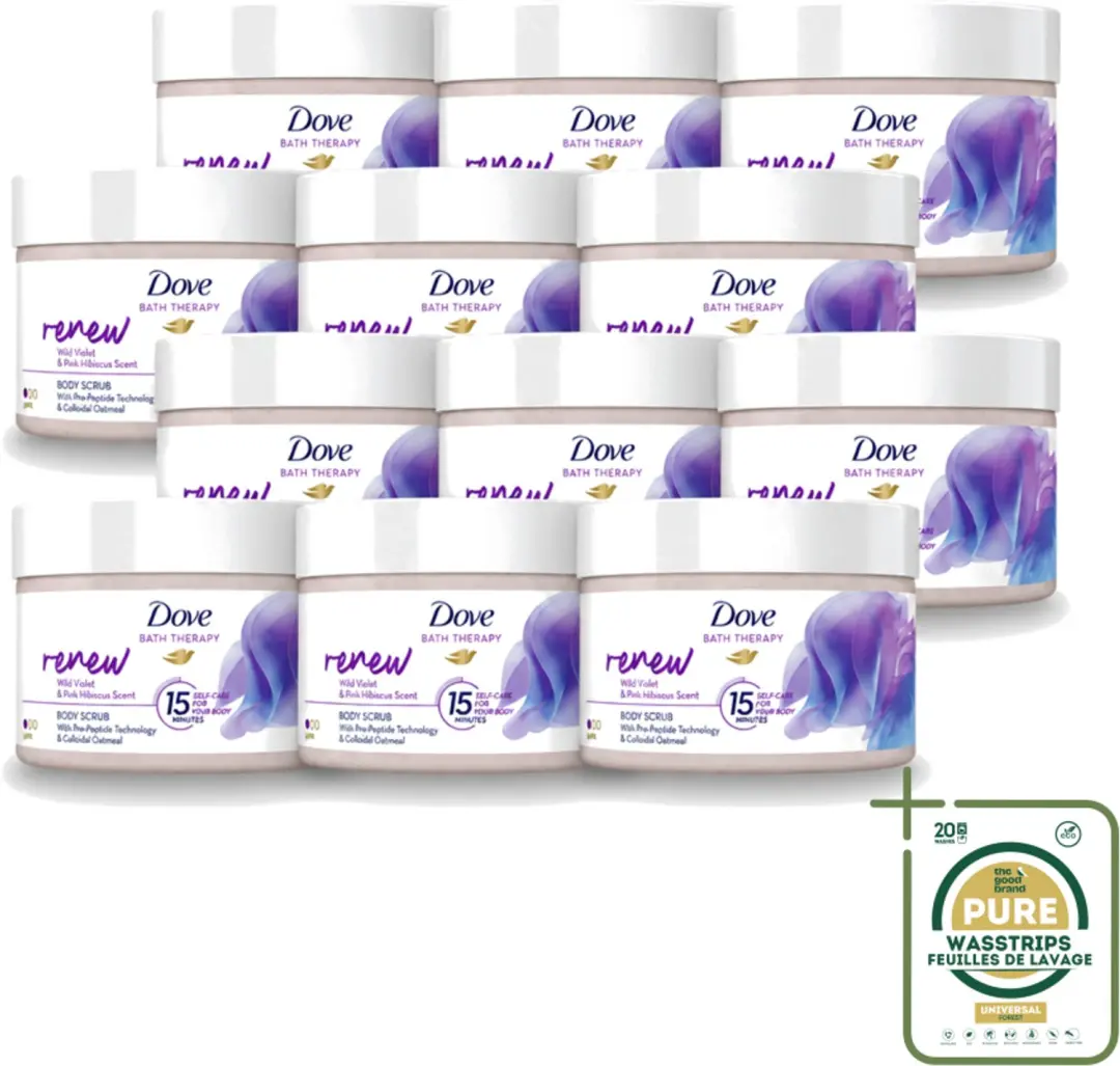 12 x Dove Bath Therapy Renew