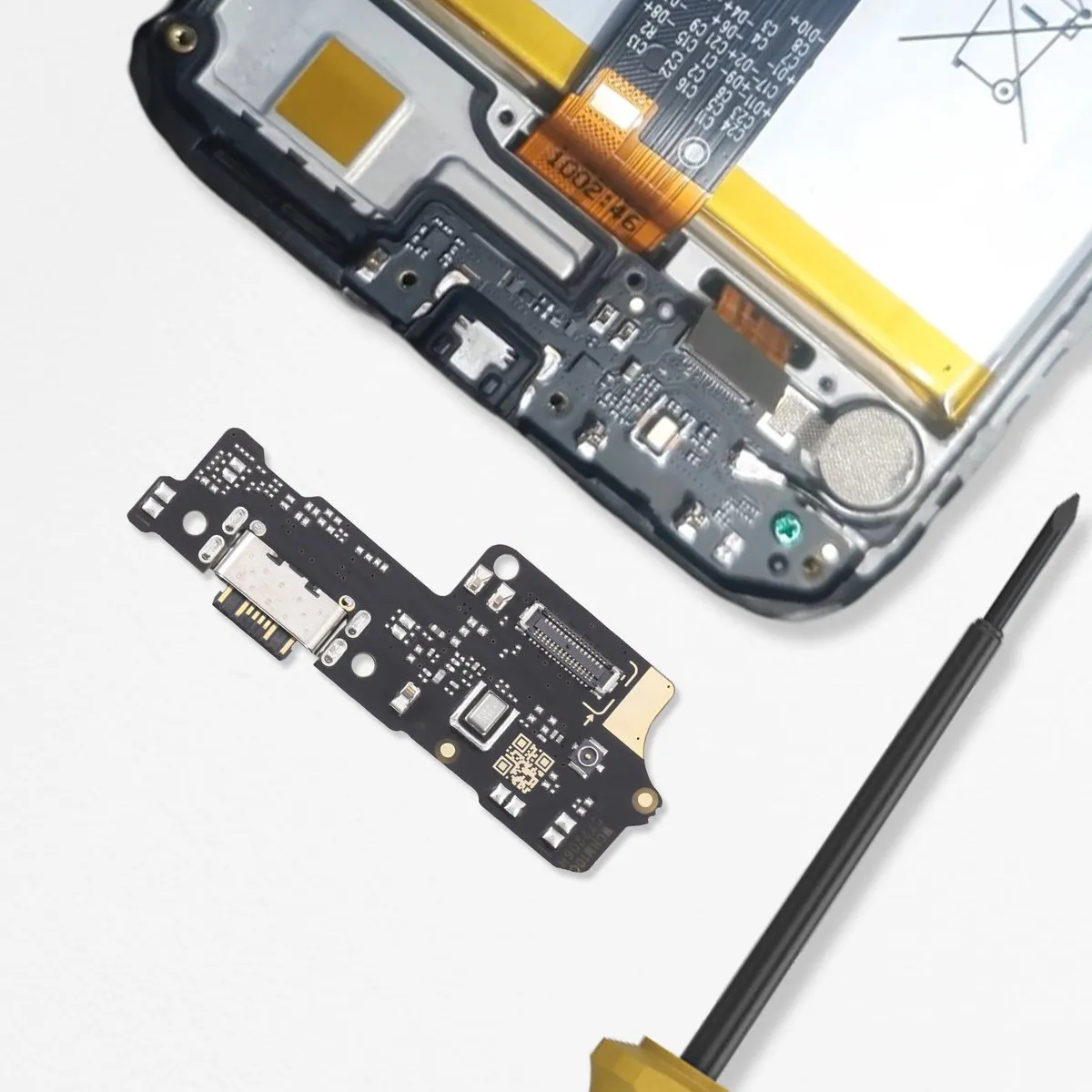 Xiaomi Redmi 10C USB-C Oplaadconnector - Zwart
