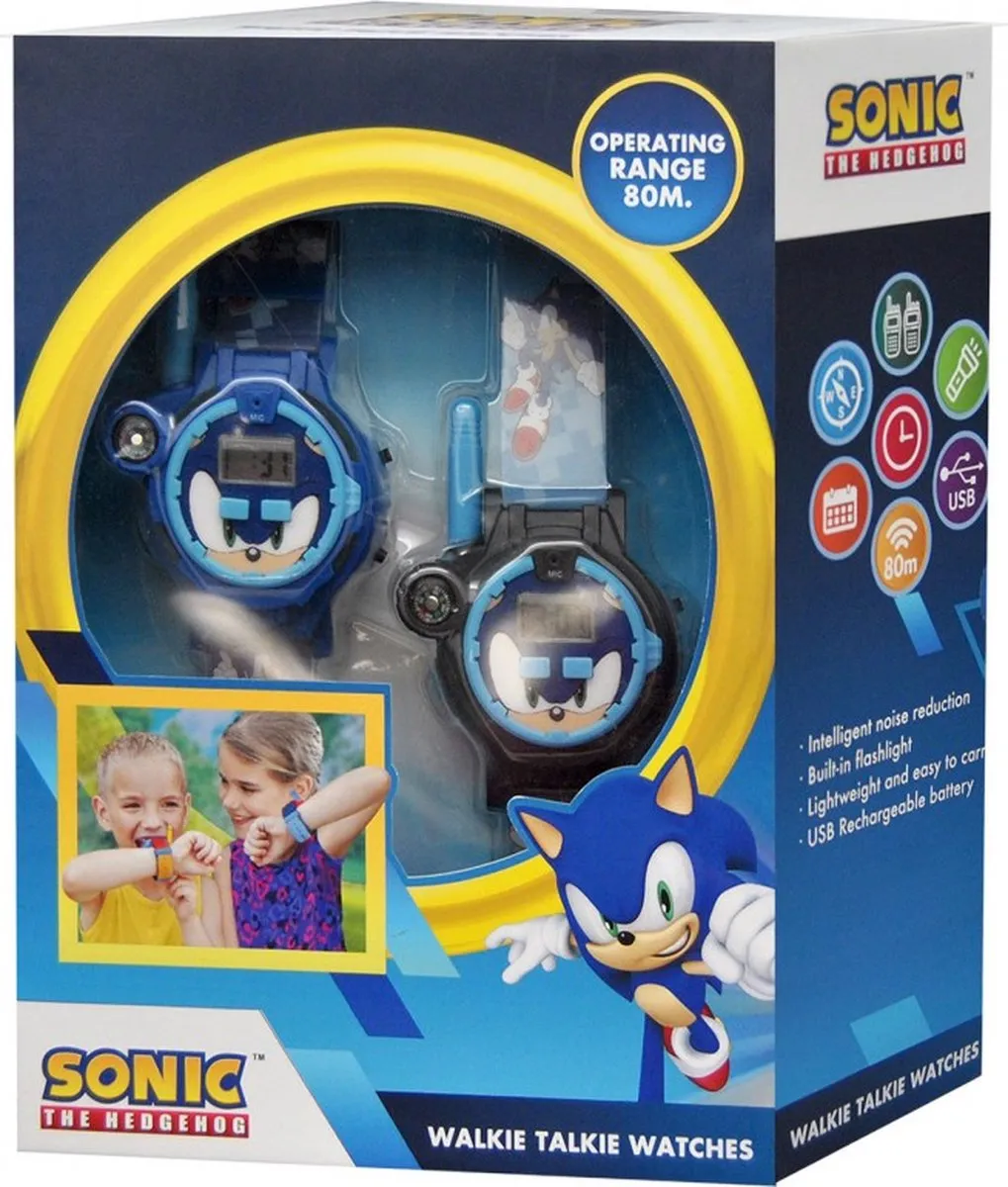 Sonic Walkie Talkie Horloges - Set 200m - Multi Colour