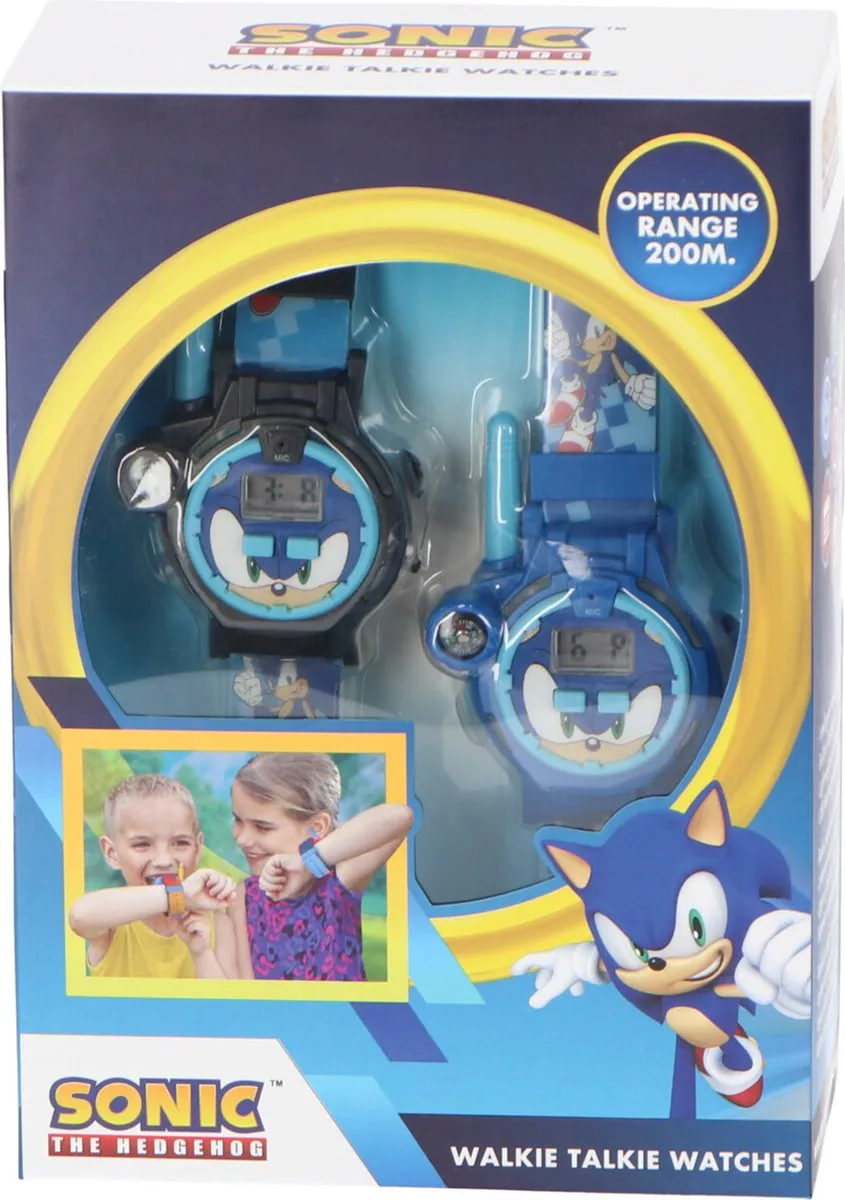 Sonic Walkie Talkie Horloges - Set 200m - Multi Colour