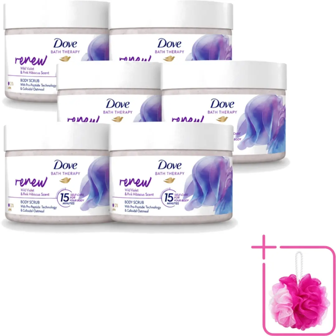 6 x Dove Bath Therapy Renew