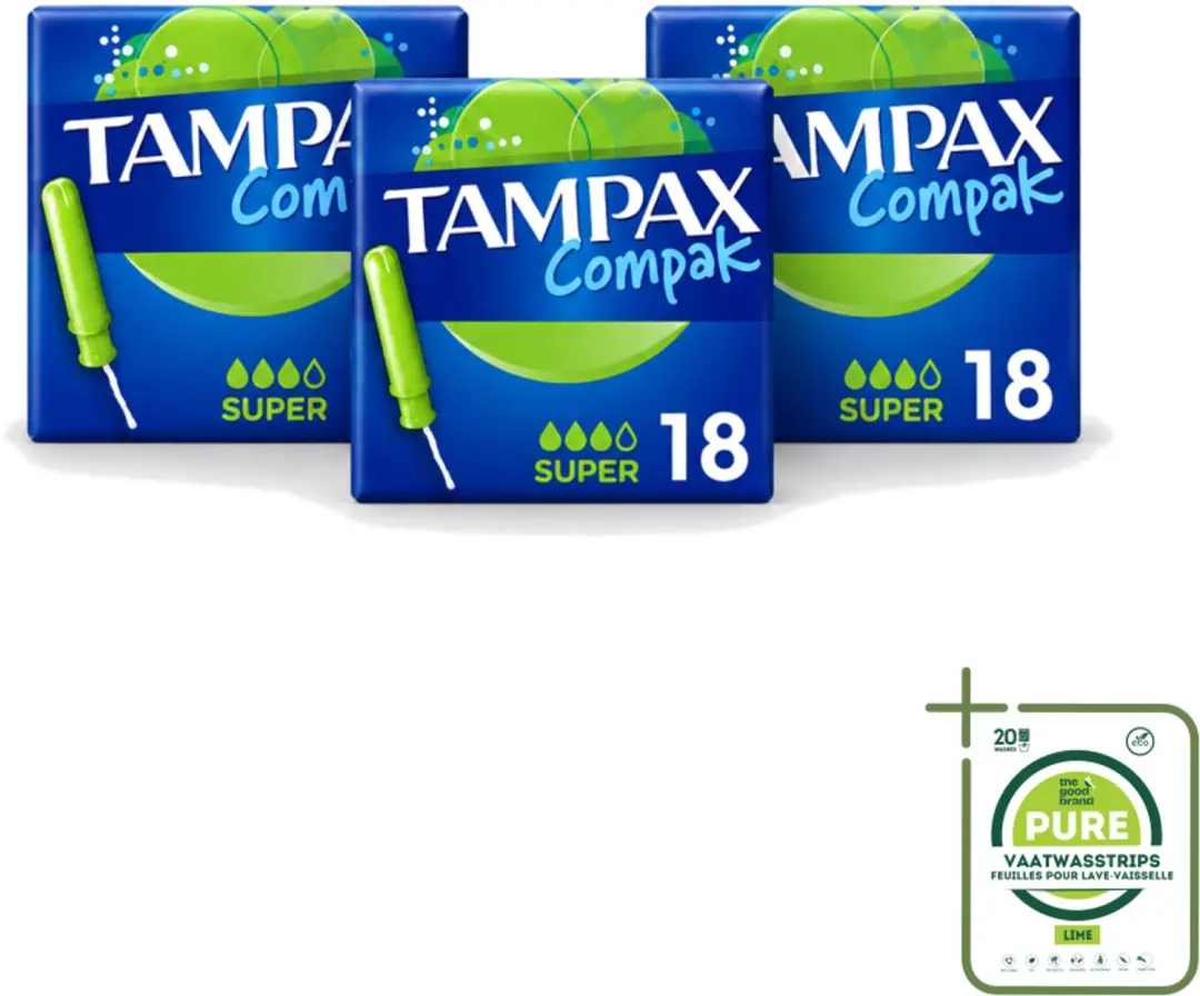 3 x Tampax Compak