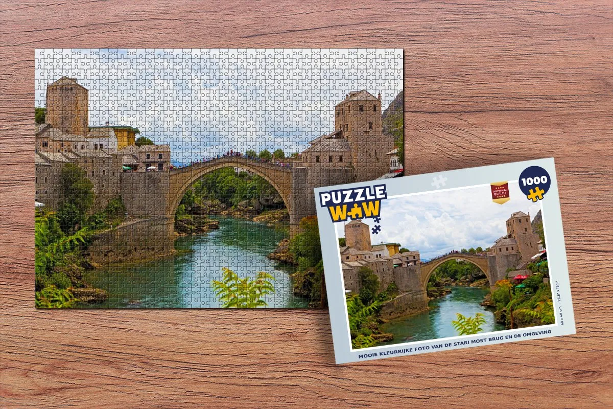 PuzzleWow Legpuzzel Stari Most 1000 Stuks