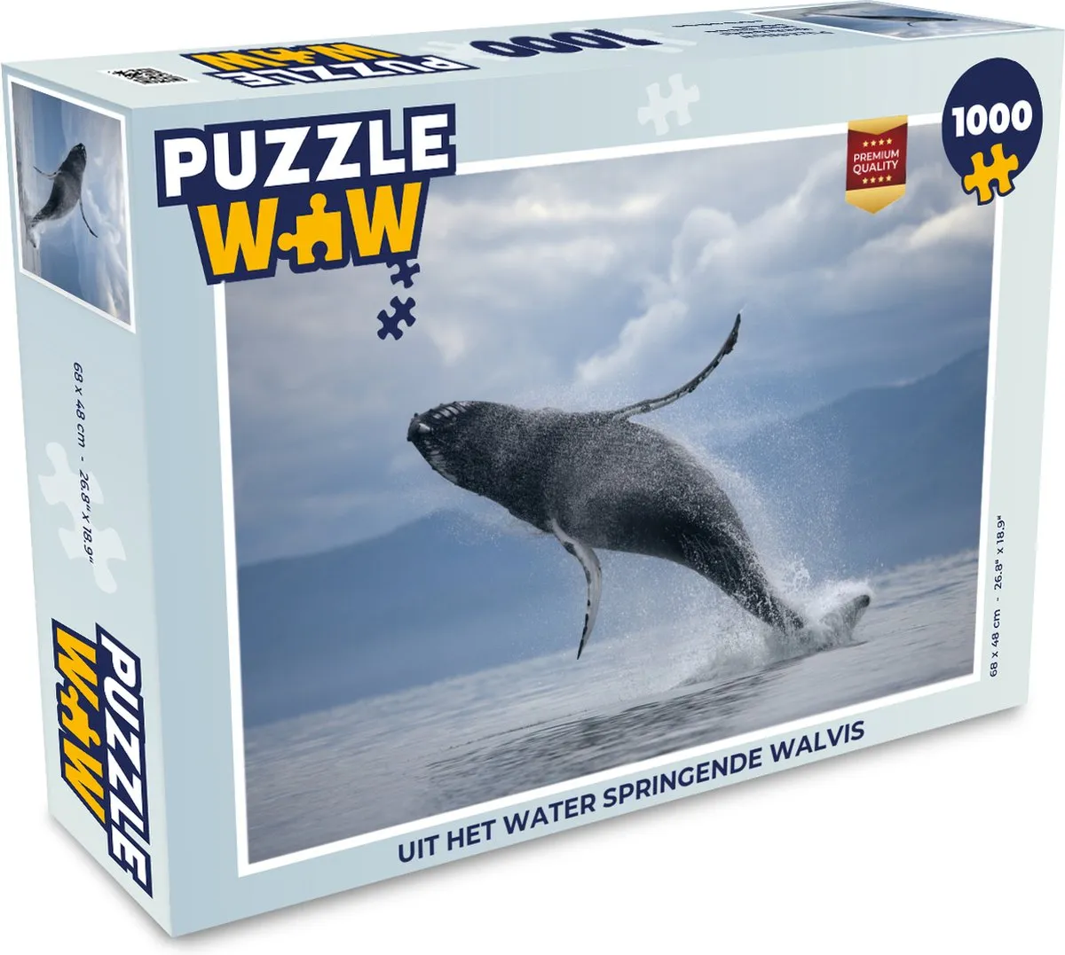 PuzzleWow Walvis Legpuzzel 1000 Stuks