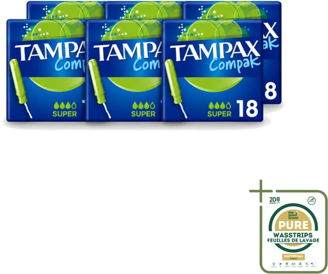 6 x Tampax Compak