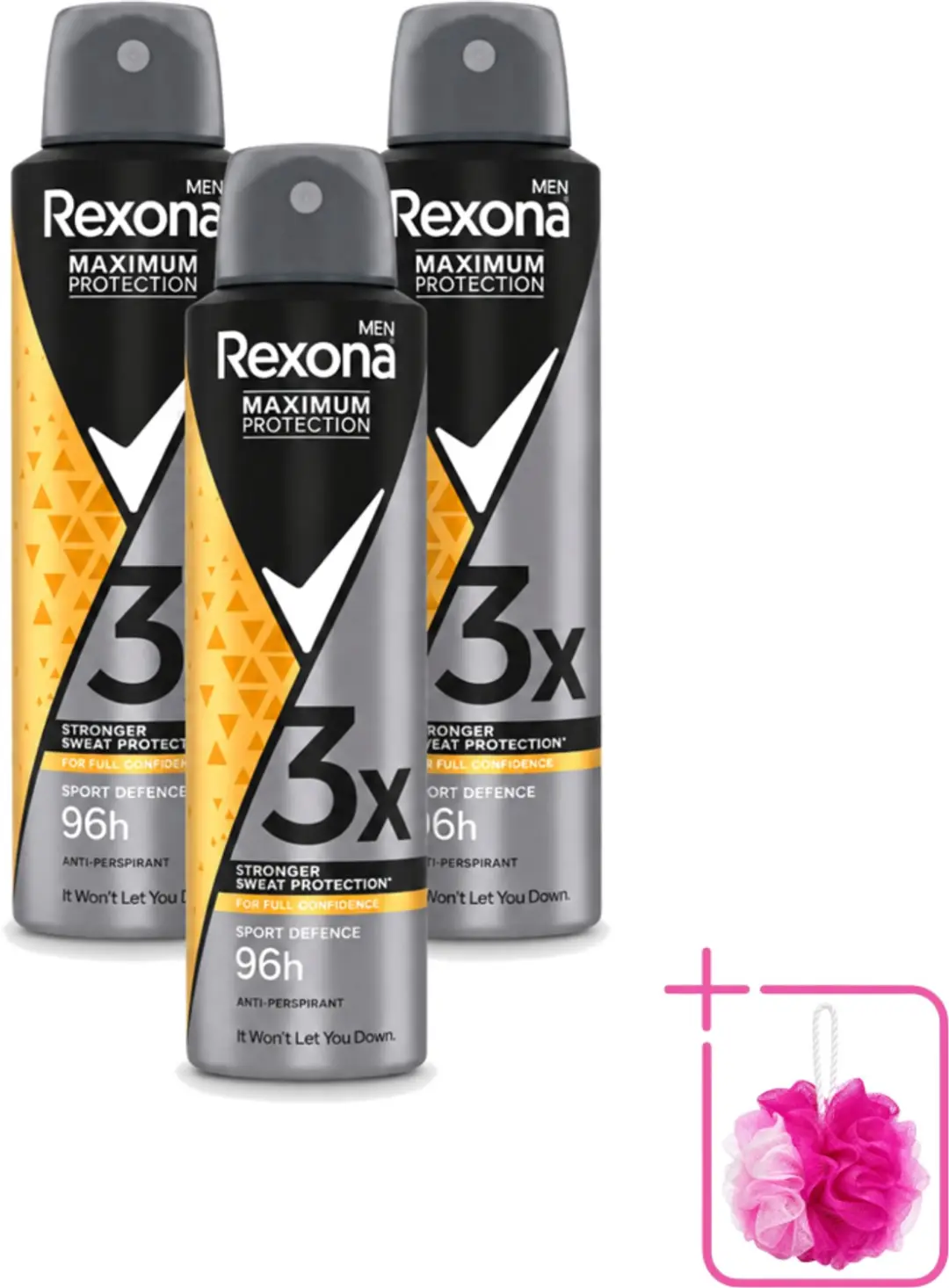 3 x Rexona