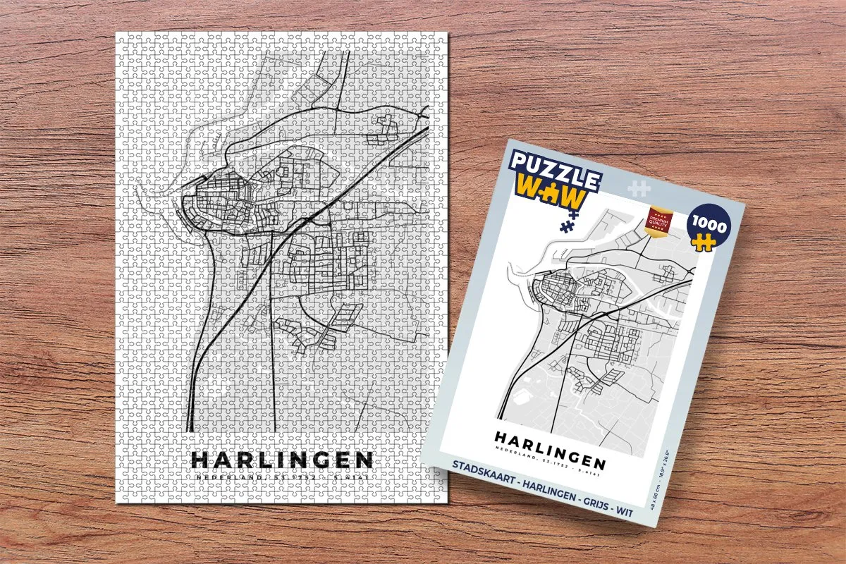 PuzzleWow Harlingen Legpuzzel 1000 Stuks - MPN 7434135113107