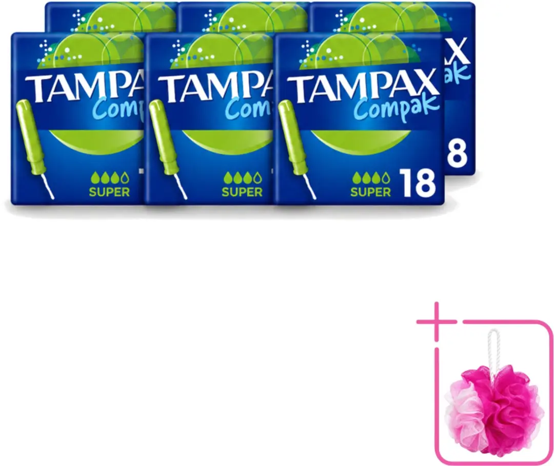 6 x Tampax Compak