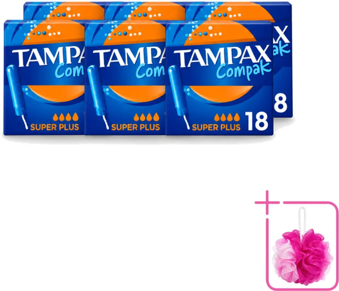 6 x Tampax Compak