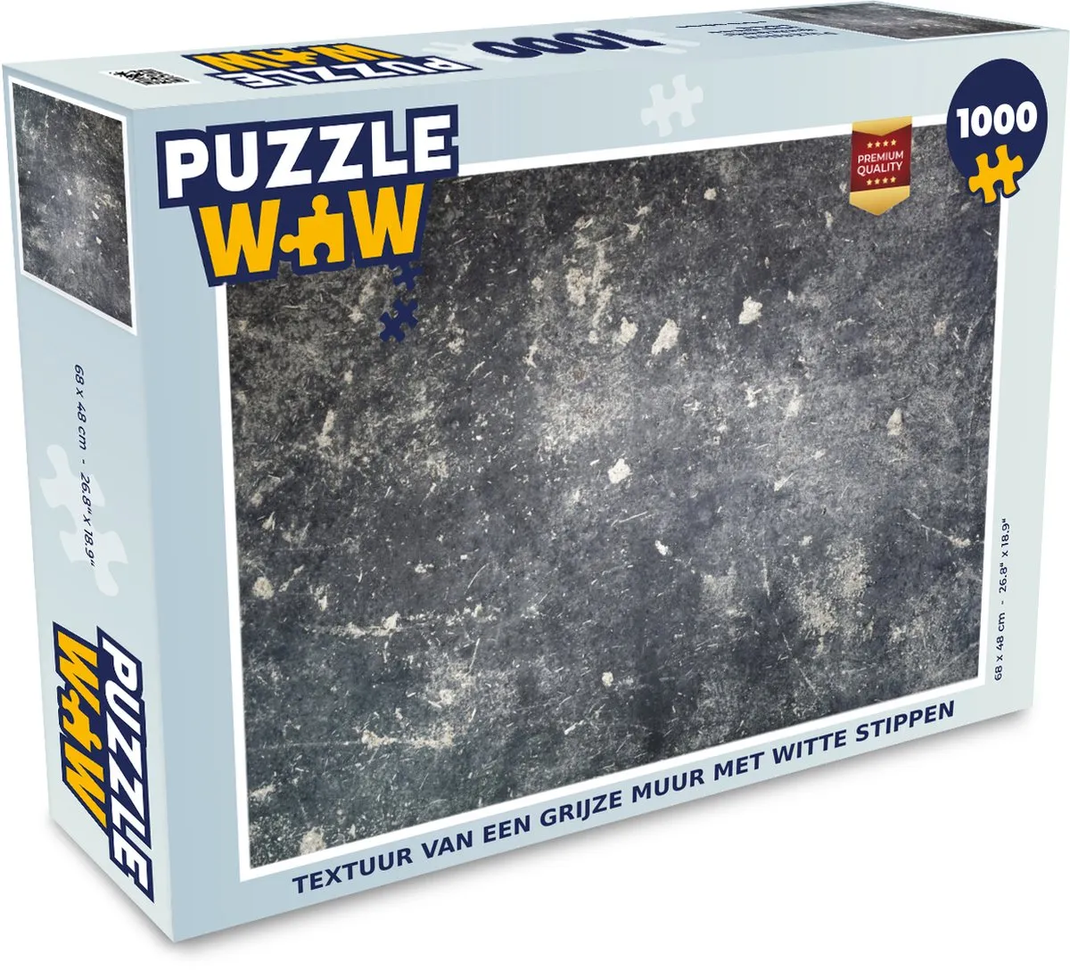 PuzzleWow Wandpuzzel 1000 Stuks - Multicolor