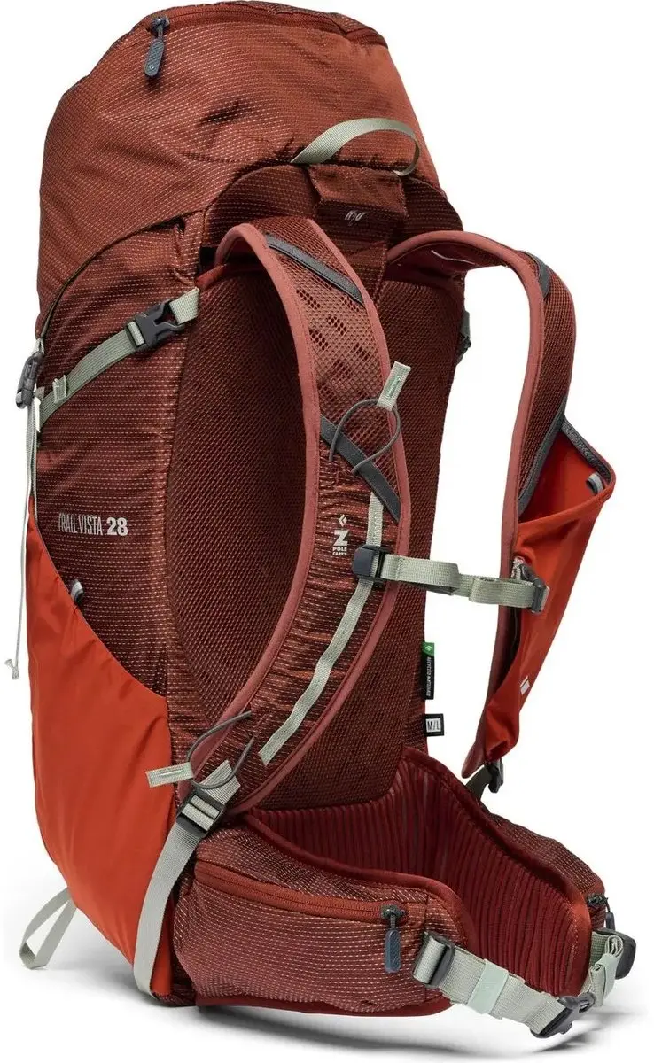 Black Diamond Trail Vista 28 Rugzak - 28L - Oranje M-L - afbeelding 2 van 2