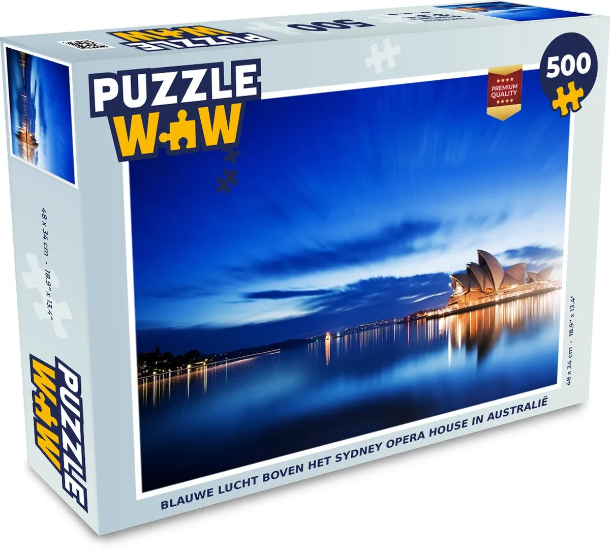 PuzzleWow Sydney Opera House Legpuzzel 500 Stuks