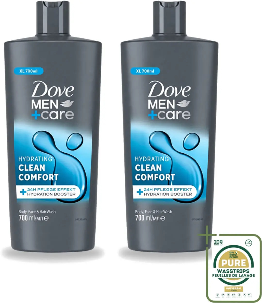 2 x Dove Men+Care