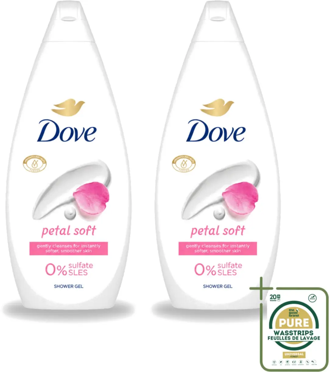 2 x Dove Petal Soft