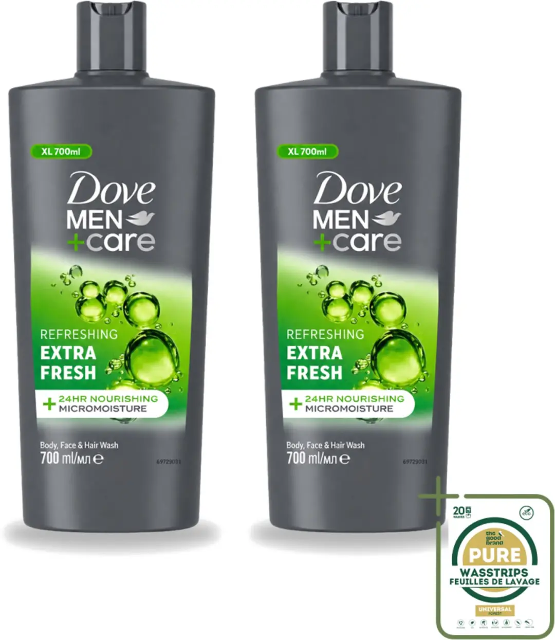 2 x Dove Men+Care