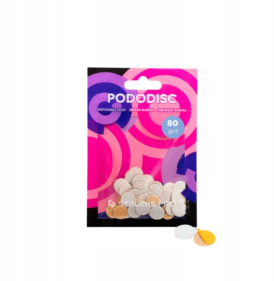 Staleks Vervangbare Pedicure Schijf Vijlen XS EXPERT 80 Grit (50 stuks)