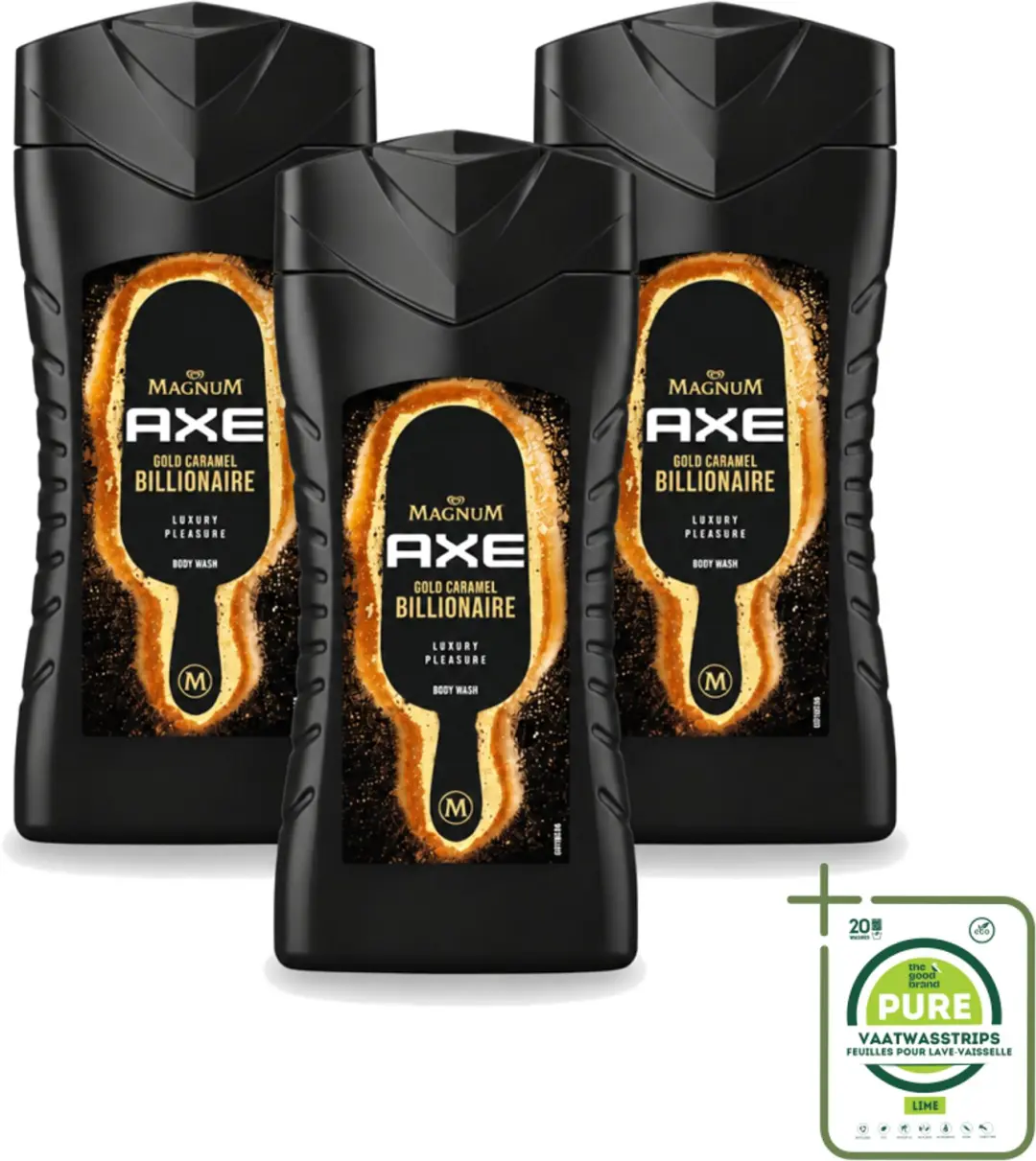 3 x Axe X Magnum