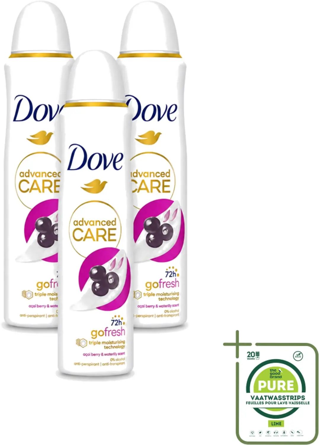 3 x Dove