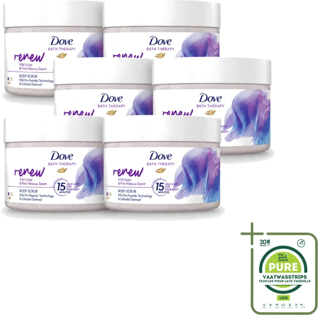 6 x Dove Bath Therapy Renew