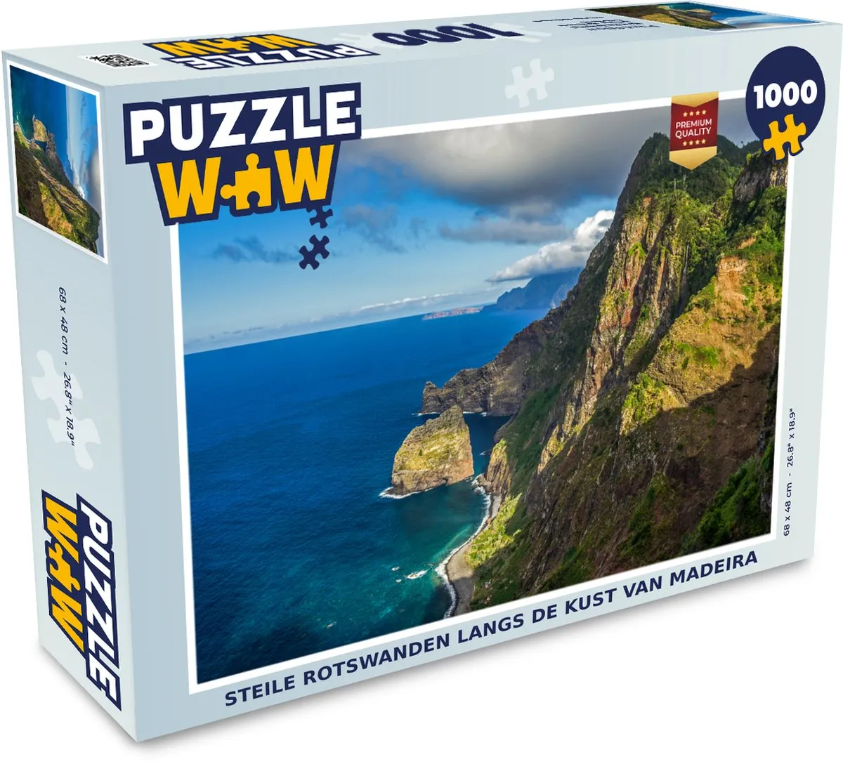 PuzzleWow Legpuzzel Madeira 1000 Stuks