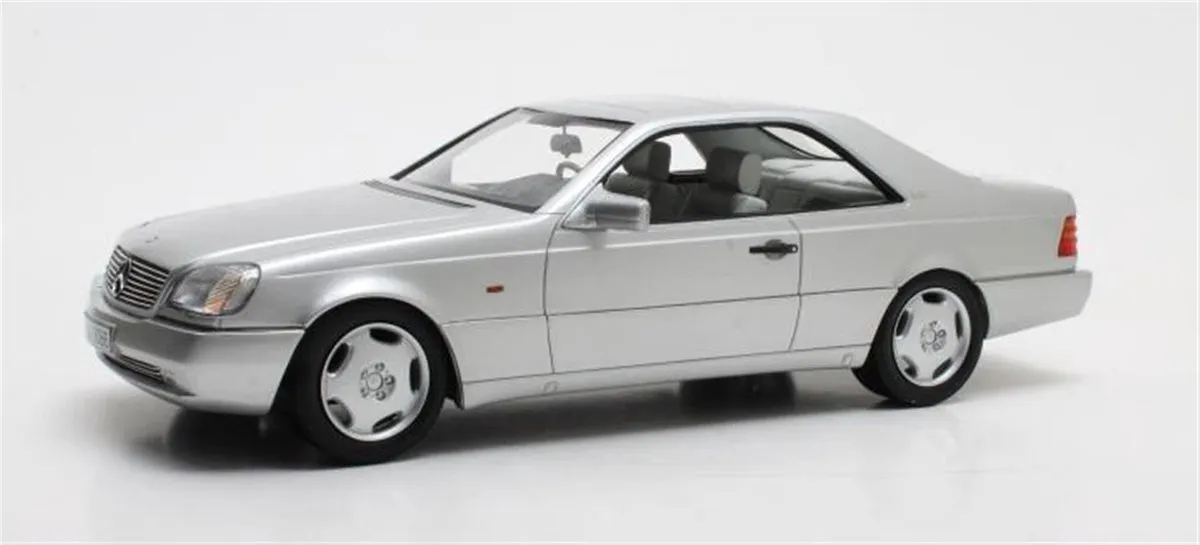 Mercedes-Benz 600SEC C140 1992 - 1:18 - Cult Scale Models - Zwart Metallic