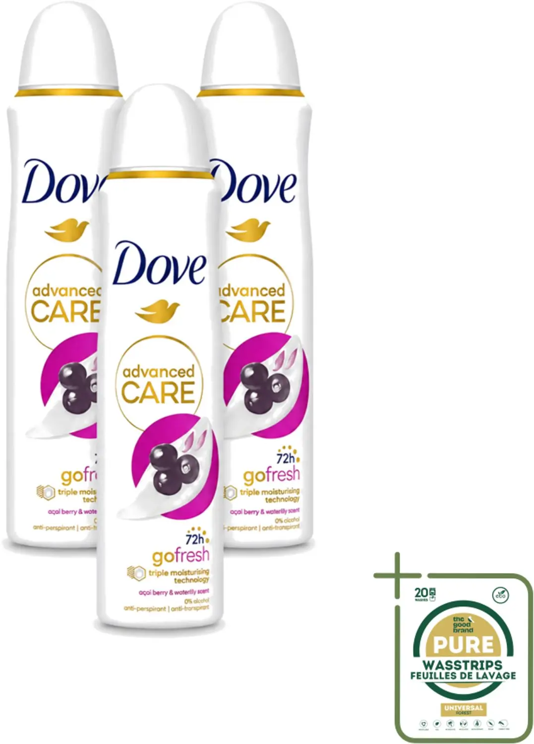 3 x Dove