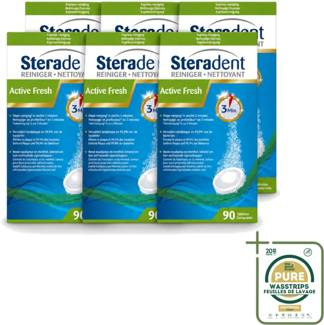 6 x Steradent