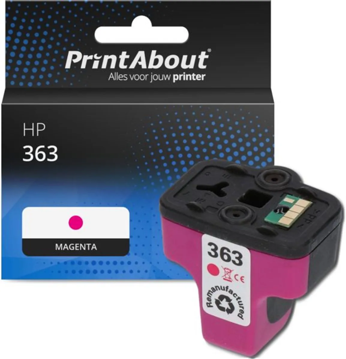 PrintAbout HP 363 C8772EE Magenta Inktcartridge
