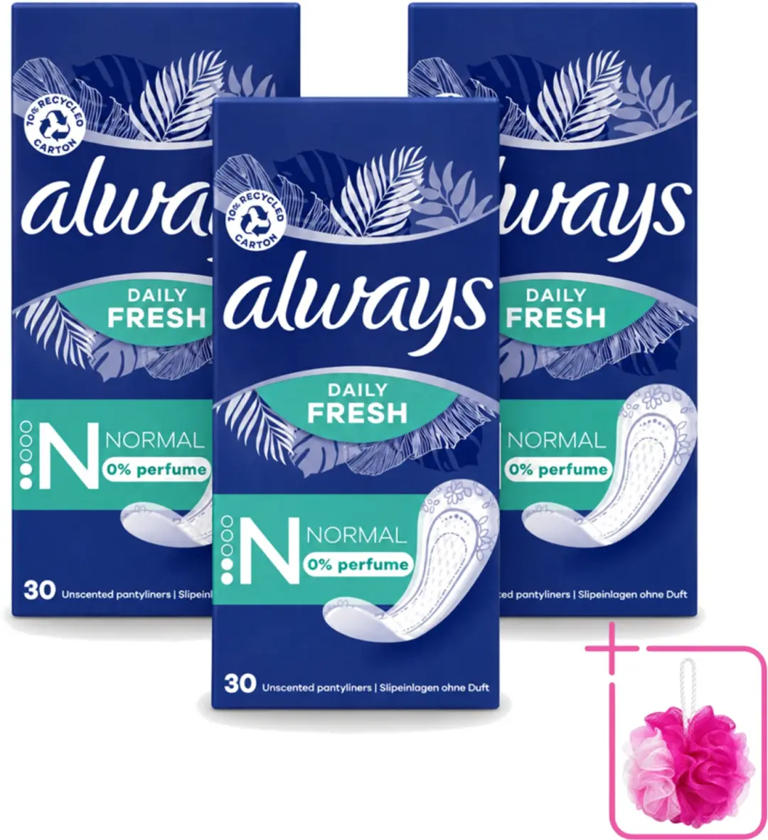 3 x Always Daily Fresh