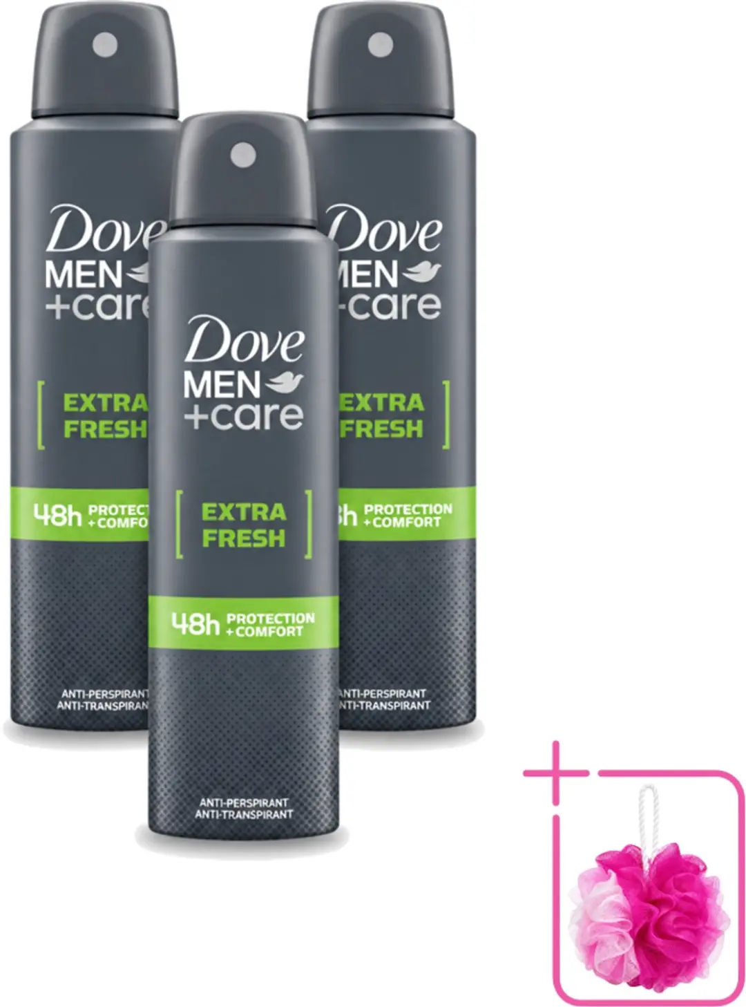 3 x Dove Men+Care