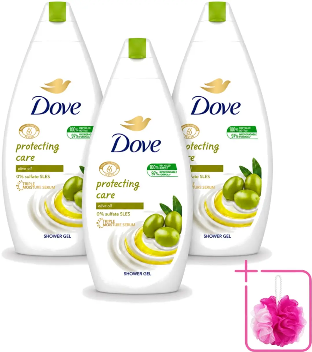 3 x Dove Protecting Care